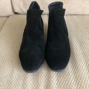 Black Suede Booties